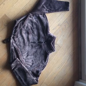 Urban Outfitters soft cropped Mink Fleece XS